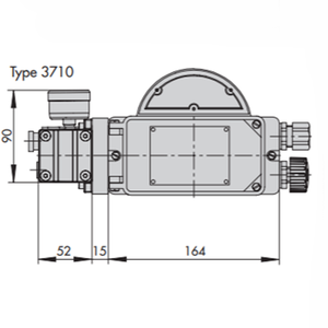 Vannes de régulation pneumatiques avec interrupteur de fin de course, type 3768, pour interrupteur de fin de course inductif - Product Image 6