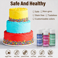 Colorant alimentaire en gel comestible 28g pour la décoration de gâteaux, crèmes et biscuits