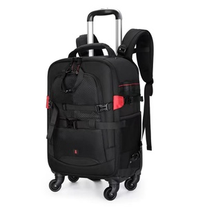 Valise à roulettes <span class=keywords><strong>grande</strong></span> capacité, sac de photographie imperméable et durable, sac à dos pour caméra vidéo DSLR avec quatre roues - Product Image 1