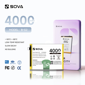 แบตเตอรี่โทรศัพท์มือถือ SOVA OEM B-<span class=keywords><strong>G2</strong></span> ของแท้ 100% ชนิด Li-ion Polymer สำหรับ vivo <span class=keywords><strong>V15</strong></span> ความจุ 4000mAh - Product Image 1