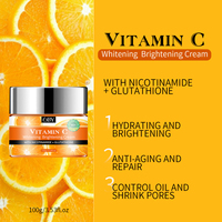 Crème anti-âge éclaircissante à la vitamine C naturelle végétalienne de marque privée pour les soins de la peau crème pour l'élimination des boutons d'acné et des taches brunes
