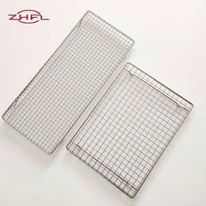 Hand Decorative Fryer Welding Billet <b>Aluminum</b> Folding Wholesale Mat Expanded Japanese <b>Wire</b> <b>Mesh</b> Grille Non-Stick Corrosion - Product Image 1