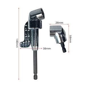 1/4 \ "Drive 105 ° Extensión de acero multifunción Destornillador eléctrico Taladro <span class=keywords><strong>Cambio</strong></span> rápido Broca magnética Soporte de ángulo Accesorios - Product Image 4