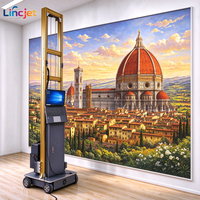 LINCJET LC-A2 Printer Dinding UV dengan Laptop Layar Sentuh & RIIIN RIP, Mesin Cetak Dinding Digital untuk Kontrol Perangkat Lunak yang Mudah