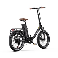 Reino Unido envío gratis 48V 250W E-Bike electrónico 15AH litio 20 pulgadas freno de disco plegable 120kg Sensor de carga 50km colocación de tubo 120kg