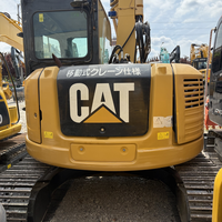 Mini-excavatrice d'occasion Caterpillar CAT308E2 de 8 tonnes, de haute qualité et à bas prix, avec moteur et pompe, puissance de 55,7 kW