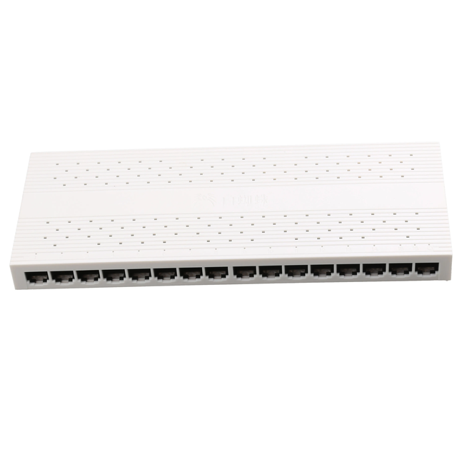 16 Port 10/100M Plastic Housing Ethernet Switch with 16 RJ45 Ports Fast Unmanaged Ethernet Switch Auto-Negotiation Ports