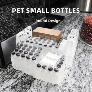 ขวด PET ขนาดเล็ก 25 มล. 50 มล. 250 มล. จากโรงงาน พร้อมฝาเกลียวและปั๊มร้อน สำหรับบรรจุเครื่องดื่มแอลกอฮอล์ - Product Image 2