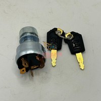 Pour Caterpillar 303C 307D 312D 320C 320D 324D 326C 329D 330C 336D 336D2L nouvelle serrure de porte électrique/clé/interrupteur d'allumage de démarrage
