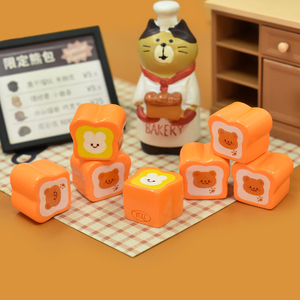 Kawaii Gấu Thỏ bánh mì nướng bánh mì nhựa flatback Cabochon cho Diy scrapbooking điện thoại trường hợp tóc phụ kiện nhà búp bê thu nhỏ - Product Image 3