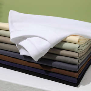 Men's T Shirt 100% Cotton Custom <b>Logo</b> Desgin Luxury Quality O-neck Oversize Drop Shoulder Streetwear Blank Tshirt For Men - Product Image 3