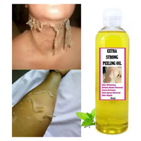 Lotion Corporelle Peeling Éclaircissante et Blanchissante AHA BHA pour Peaux Foncées, Marque Blanche