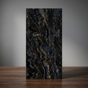 Serabia Blue 60x120cm Premium Glossy Marble Look Porcelain <b>Tiles</b> for Luxury Wall Floor Interiors - Product Image 2