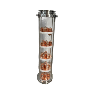 Produit phare : Colonne de distillation en verre 4-en-1 à 5 plaques avec cœur en cuivre pour la distillation d'alcool, de boissons et de vin à usage domestique - Product Image 1