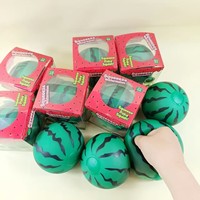 Jouet Squishy Perles Éclatantes Pastèque & Fraise, Fruits Simulés Anti-Stress à Presser