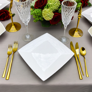 <span class=keywords><strong>Assiette</strong></span> <span class=keywords><strong>à</strong></span> <span class=keywords><strong>dessert</strong></span> en <span class=keywords><strong>porcelaine</strong></span> blanche, de haute qualité <span class=keywords><strong>à</strong></span> bas prix, plat, vente en gros, 12 pièces - Product Image 1