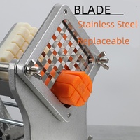 Multi Functionele Voedsel Chopper Hoge Kwaliteit Elektrische Fry Cutter Groentesnijder Aardappelchips Snijmachine