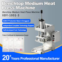 Nouvelle presse à chaud de bureau de taille moyenne XDY-1001-3 - Presse à chaud pneumatique pour le cuir, la lamination de circuits imprimés, le façonnage personnalisé du plastique, 800W 380V