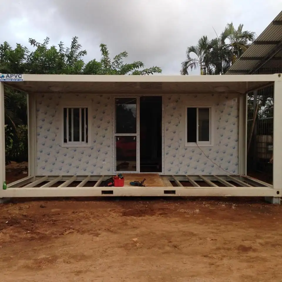 โรงงานซัพพลาย Prefab คอนเทนเนอร์สำนักงานขยายมือถือ Modular บ้านสำหรับขาย