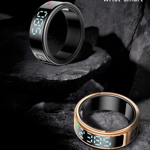 Nuevo estilo Ip68 impermeable Fitness Tracker anillo Bluetooth conexión ritmo cardíaco sangre oxígeno sueño monitoreo <span class=keywords><strong>LED</strong></span> anillo inteligente - Product Image 3