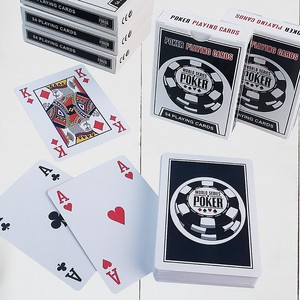 ไพ่โป๊กเกอร์เวิลด์ซีรีส์ 54 ใบ พลาสติกกันน้ำ แบบพกพา สำหรับเกมไพ่ - Product Image 3