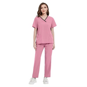 Conjunto de exfoliación quirúrgica para Hospital para mujeres, uniforme médico para médicos, enfermeras, dentistas, salón de belleza, ropa de trabajo, accesorio <span class=keywords><strong>rico</strong></span> - Product Image 2