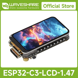 Carte de développement d'écran LCD Waveshare ESP32-C3 de 1,47 pouces, processeur monocœur RISC-V 32 bits, résolution 172 × 320, 262K K493 - Product Image 3