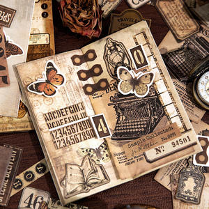 45 Pieces/PACK Set Story Notes Series Vintage Journal DIY Material Decoration <strong>Base</strong> <strong>4</strong> Choices - Product Image 4