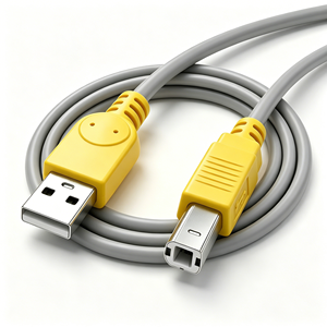 Câble d'imprimante USB 2.0 haute vitesse 480 Mbps, type A mâle vers type B mâle, cordon de données pour HP Canon Epson Dell - Product Image 6
