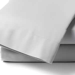 Ensemble de draps de lit 100% bambou 300TC 180gsm gris clair, luxueux, doux et respirant pour hôtel, maison, taille King et <span class=keywords><strong>Queen</strong></span> - Product Image 2