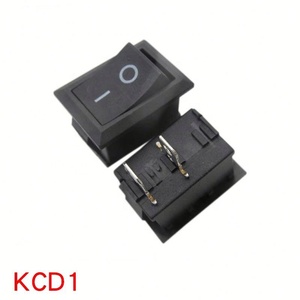 Red/Black Boat XL601-101 2-Pin 2-Speed 250VAC Power <b>Switch</b> 15*21mm Boat <b>Switch</b> KCD1 - Product Image 3
