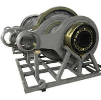 Ensemble de vilebrequin forgé en acier allié moulé de type Bomco/Emsco/Gardner/Denver pour pièces de pompe à boue certifié API 7K et ISO9001