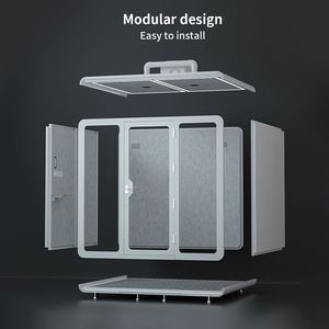 Easy to Install Soundproof Modern, Home Cubicle Portable Office Cabin Soundproof Cabin <b>Sleeping</b> Cabin Mobile <b>Sleeping</b> Room - Product Image 5