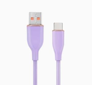 ซิลิโคนยางนิ่มแบบพรีเมี่ยมสายเคเบิล <span class=keywords><strong>USBA</strong></span> เป็น Type C สำหรับอุปกรณ์แอนดรอยด์ - Product Image 4