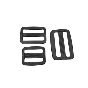 Matte Black Plastic Adjustable Buckle Square <b>Strap</b> Slide for Handbag <b>Backpack</b> Bag Accessories - Product Image 1