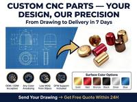 Pièces en aluminium usinées CNC sur mesure, anodisées or, rouge bronze, composants métalliques usinés avec précision OEM