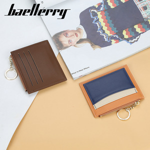 กระเป๋าใส่บัตรผู้หญิง Baellerry หนัง PU กระเป๋าใส่เหรียญแบบมีซิป ขนาดเล็กบาง ใส่บัตรเครดิต ใช้ได้ทุกวัน - Product Image 3
