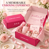 Boîte d'expédition pliable personnalisée, directement de l'usine, offrant des couleurs à fort contraste et un logo personnalisé pour les cadeaux de boutique