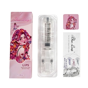 Gel d'acide hyaluronique LIPS certifié CE 20 ml, réduction modérée des rides pour les lèvres, les joues et les plis nasogéniens, assurance qualité - Product Image 3