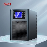 Alimentation sans interruption (ASI) monophasée 1 kVA à onde sinusoïdale pure, double conversion, avec batterie au plomb-acide, pour serveur, ordinateur, bureau