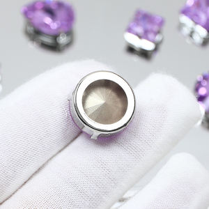 Dongzhou Kristalle Hochwertige violette K9 Kristall Strass Metall Einstellungen für Schmuck DIY Zubehör Großhandel Bulk Perlen - Product Image 6