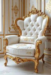 Sofá Individual de Lujo Premium con Estructura de Madera Sólida para una Decoración Elegante de la Sala de Estar - Product Image 3