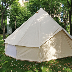 Tienda de campaña glamping al por mayor, <span class=keywords><strong>casa</strong></span> de campaña de lujo de fábrica, tienda de campaña de tamaño personalizado glamping, tienda de lona de algodón para observación de estrellas, tienda de campana yurta - Product Image 5