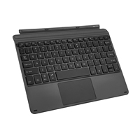 Teclado Retroiluminado RGB de 7 Colores para Microsoft Surface Go con Panel Táctil, Teclado Inalámbrico Ultrafino Recargable para Tabletas Windows
