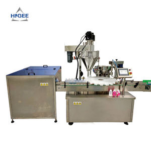 180g Plastic Bottle Collagen <strong>Protein</strong> <strong>Powder</strong> Filling Capping Machine Milk Shake <strong>Powder</strong> Bottle Automatic Filling Sealing Machine - Product Image 2