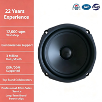 Speaker Mobil Full Range 5.25 Inch 4Ohm 25W Magnet Eksternal Speaker Audio Mobil Custom OEM untuk Kendaraan