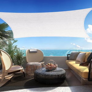 Copertura parasole <span class=keywords><strong>bianca</strong></span> ad alta densità 340gsm copertura per balcone cortile protezione protezione solare - Product Image 4