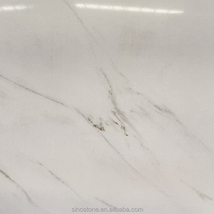 Tùy chỉnh NSF calacatta Trắng Vanity slab bền nhân tạo đá thạch anh bề mặt rắn tủ bếp Countertop lớn slab - Product Image 4
