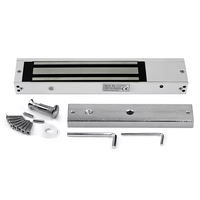 Kit de contrôle d'accès en gros d'usine avec serrure à électroaimant de 280 Kg Double porte magnétique en métal en acier déverrouillage par clé électrique