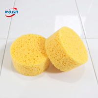 Woxin Cylindre en mousse de polyuréthane durable et légère, motif nid d'abeille, couleur algue jaune, extra large, réutilisable pour le lavage de voitures et le jointement